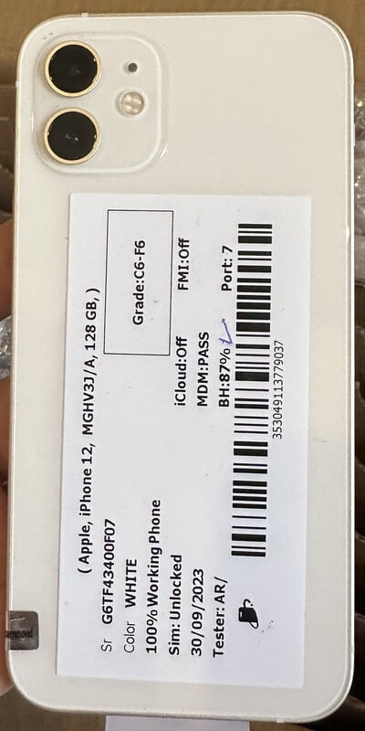 Used iPhone 12 AA+ Used iPhone 12 AA+